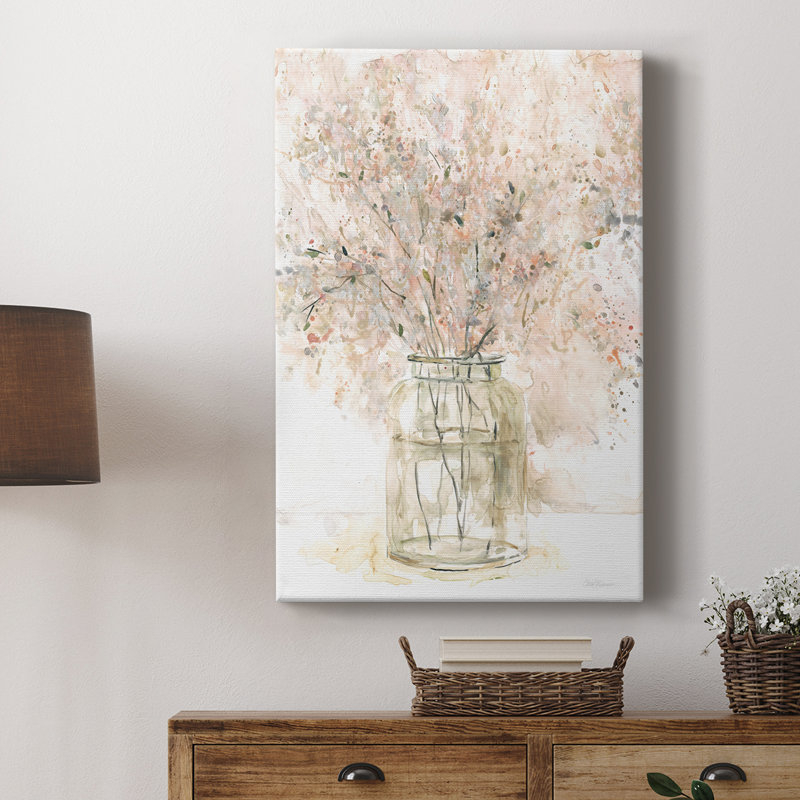 Arrangement délicat II - galerie Cavas sur mesure, H 18 po x l 12 po