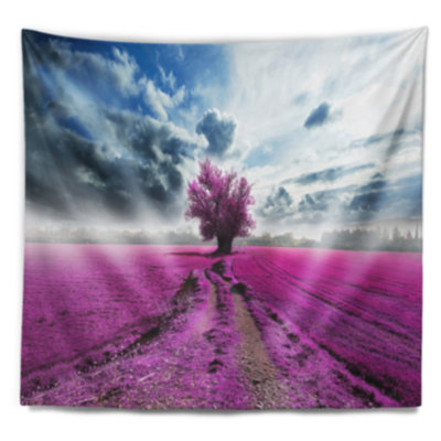 Tapisserie de artful floral en polyester avec accessoires suspendus inclus