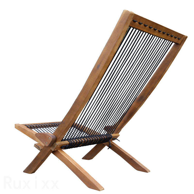 Chaise pliante en bois