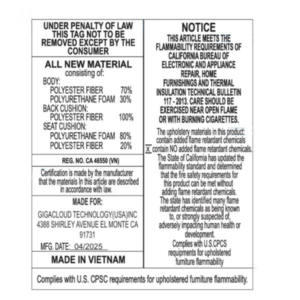 Dimensions du produit