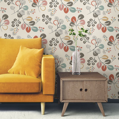 Peel & Stick Floral Roll