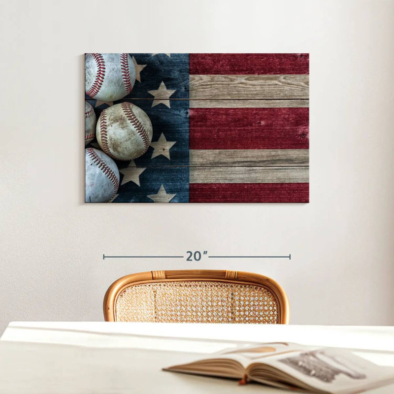Borges American Baseball, 16" H x 24" W