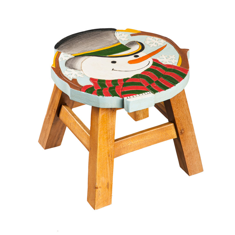 Dianette Solid Wood Accent Stool