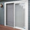 Larson Brisa 36"W x 80"H White Retractable Screen For Patio Doors