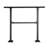VEVOR Outdoor Hand Rails For Steps, 3Ft 3 Steps Carbon Steel Railing