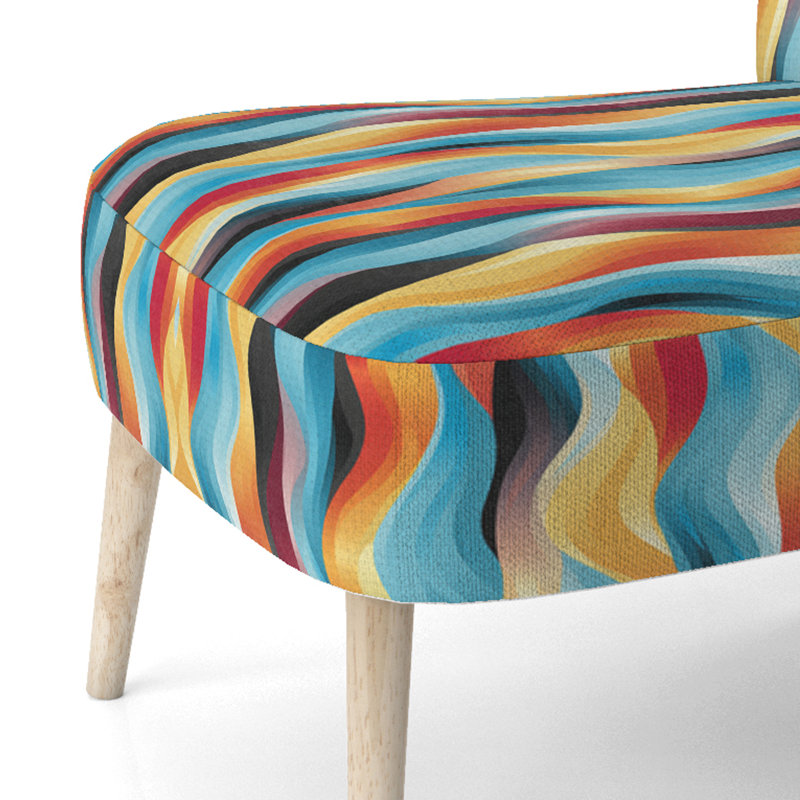 Chaise d'appoint rembourrée Popart