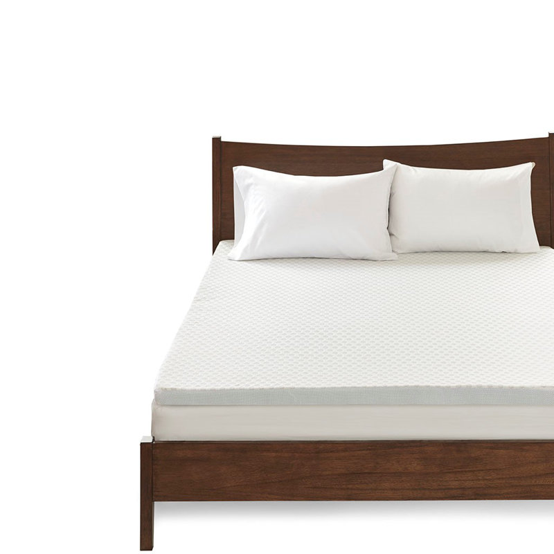 Surmatelas en mousse viscoélastique avec gel rafraîchissant Gracie Mills Deidre, Simple
