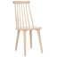 Chaise d'appoint en bois massif Rolde-753859117