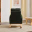 Chaise berçante avec pieds en bois massif, chaise berçante Modern-1533027837