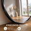Round Metal Framed Wall Mirror-130134467-130134468