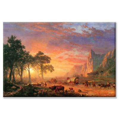 « the oregon trail », reproduction d’art sur toile tendue