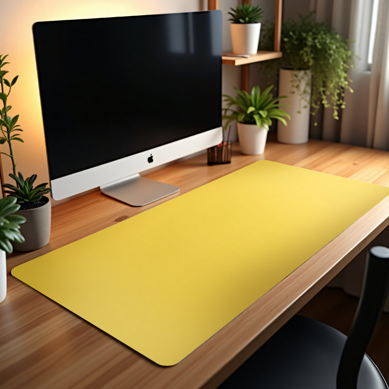 Polyester Desk Pad, 14.4x12.1