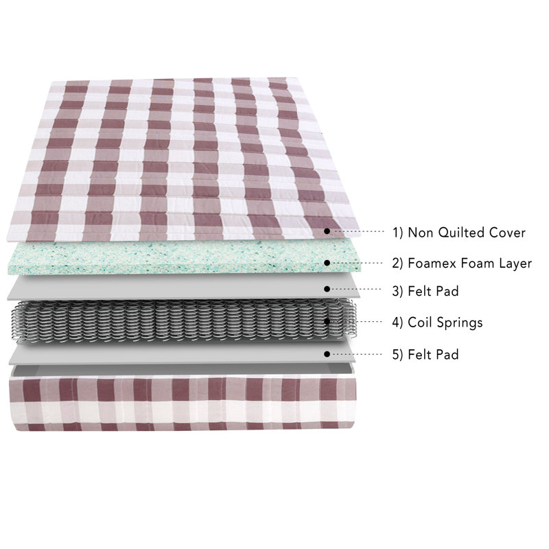 Hatto White Noise Open Coil Mattress, Small Single (2'6)
