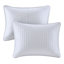 Ensemble de courtepointe 3 pièces blanc double / grand-117487271-117487267