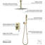 Système de douche complet avec valve brute