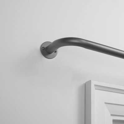 Jarrod Cast Iron Adjustable Single Curtain Rod