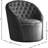 Alessio Velvet Upholstered Swivel Barrel Chair-817583563