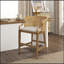 Tabouret de comptoir fabriqué à la main en rotin H 25 po-452779344