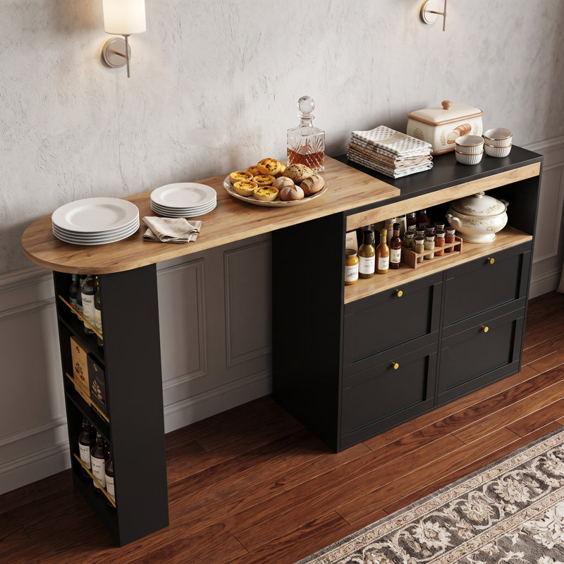 105 cm W Kitchen Island with Top