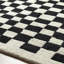 Damier Wool Patchwork Area Rug-545641593