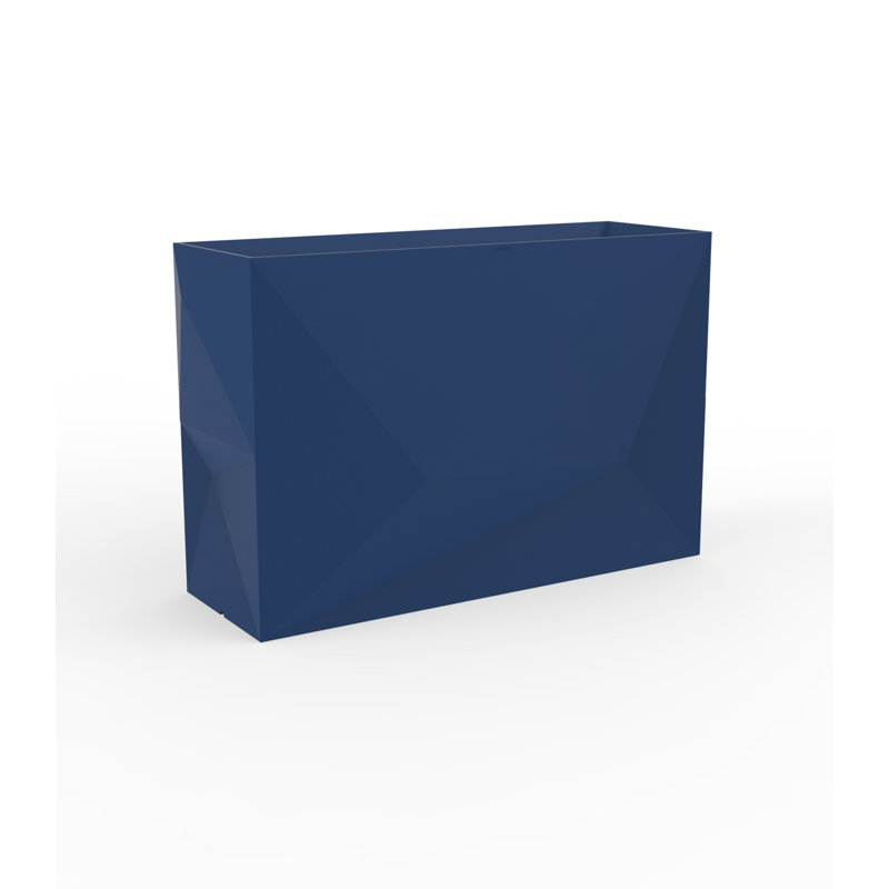 Faz Jardiniere Resin Pot Planter, Ecru, 31.5" H x 49.5" W x 15.75" D
