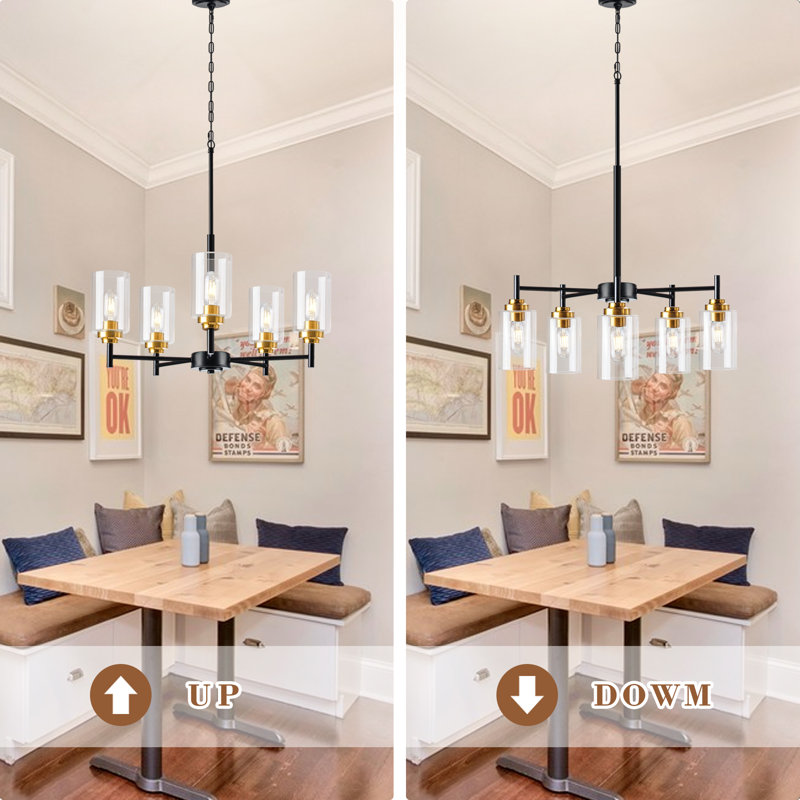 Mercer41 5 - Light Chandelier | Wayfair