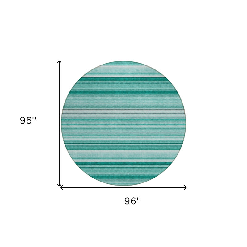 Tapis d'intérieur rond 8 po