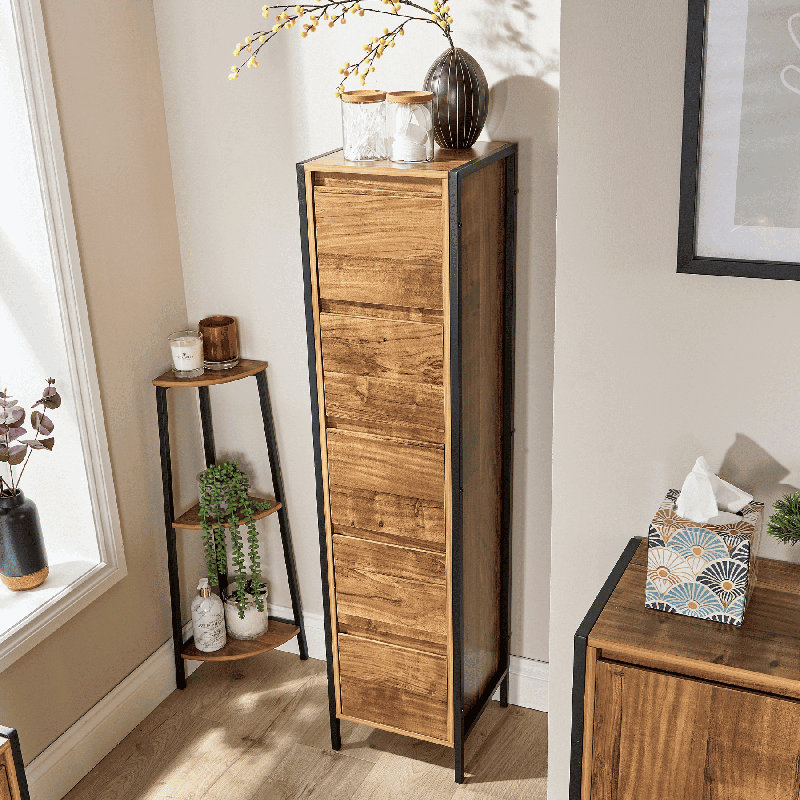 Antioco 5 Drawer Bathroom Storage Cabinet