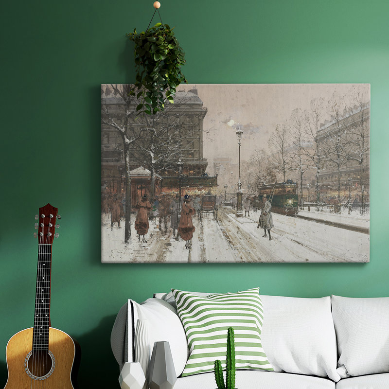 «Vintage Landscape», impression sur toile encadrée, H 25 po x l 37 po