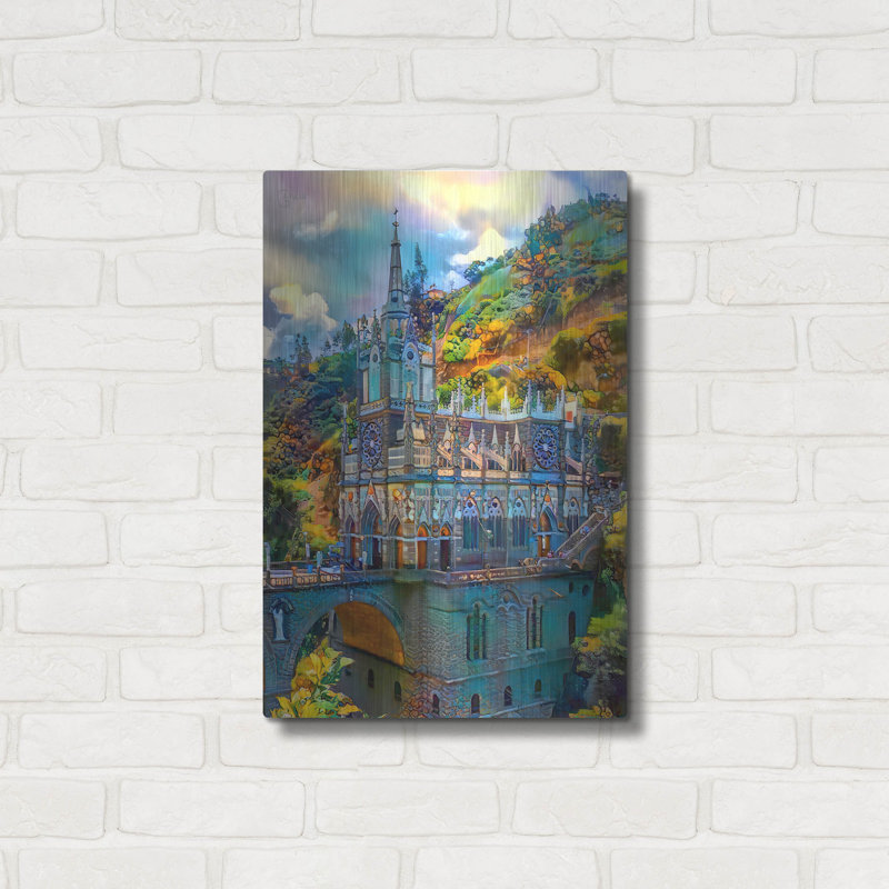 Astoria Grand «Ipiales Columbia Nuestra SenOra De Las Lajas Sanctuary», Pierre Gavidia, 16 po x 24 po, H 24 po x l 16 po