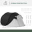 Tente Outsunny Pop Up (poteaux inclus)-109589735