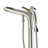 Freestanding Floor Mount Tub Filler Faucet with Hand Shower Pluto - Brushed Nickel-95302652-95426497