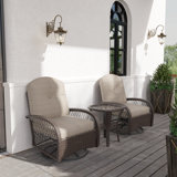 Jeremyh 2 - Person Patio Conversation Sets with Cushions