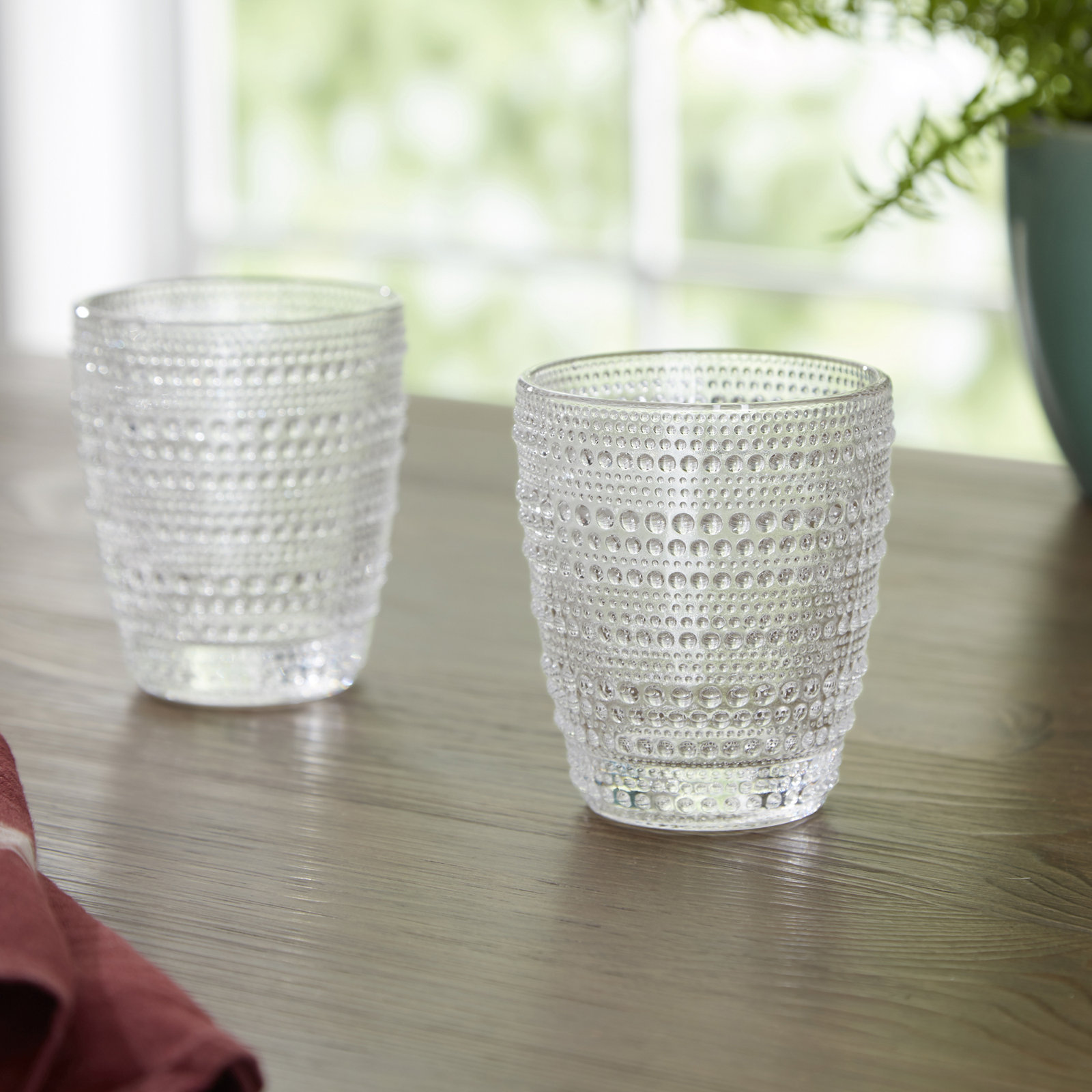 Babbitt Whiskey Glass 11oz, Clear, 4