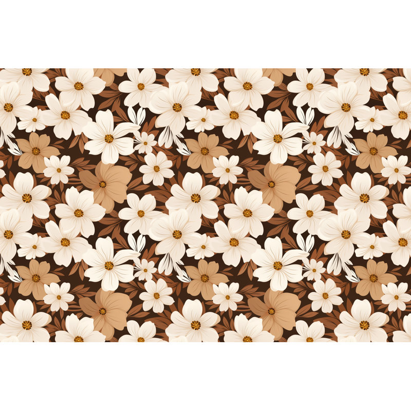 Rideaux à motif floral - 6133, L 40 po x L 61 po