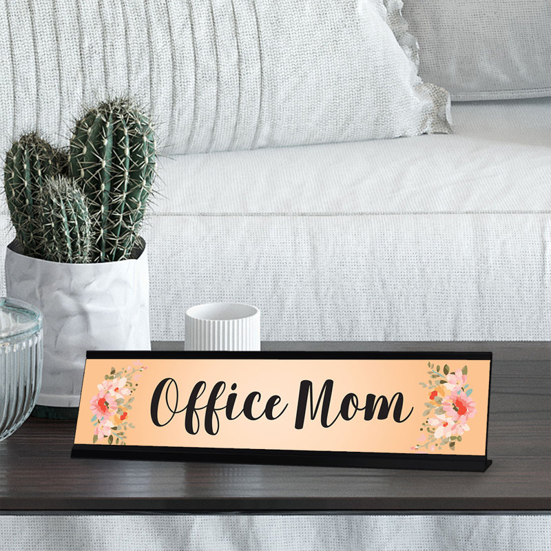 Enseigne de bureau Office Mom