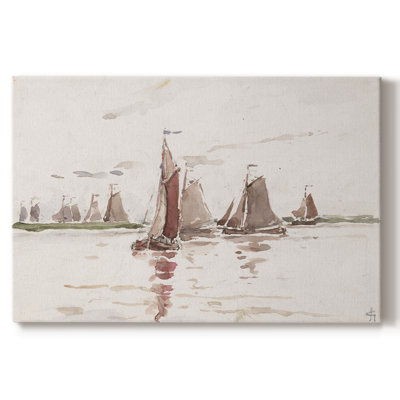 «Vintage Nautical Print-Cxxv» sur toile