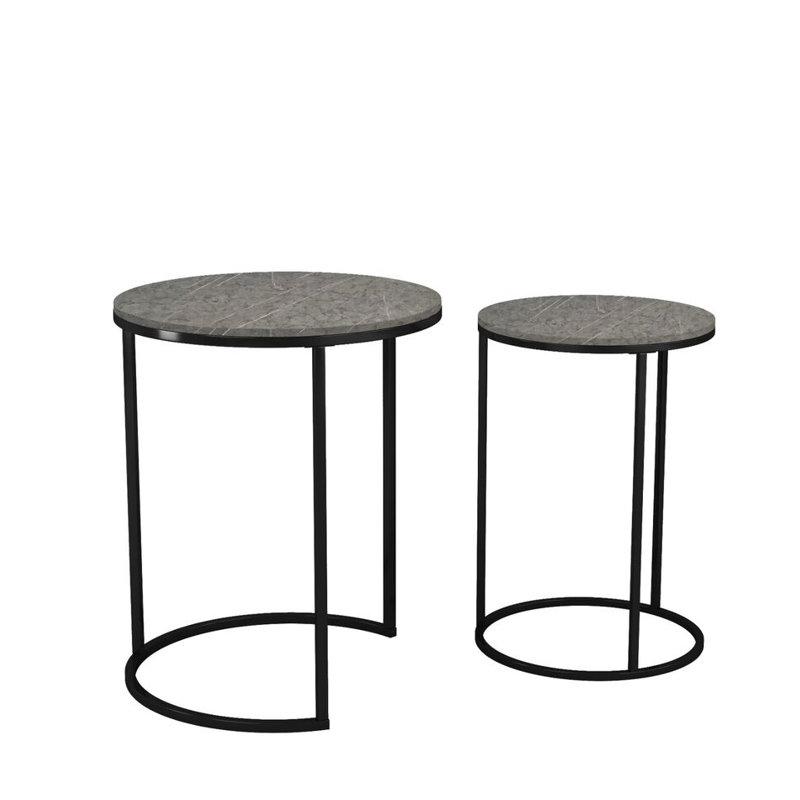 Shalyssa Solid Wood Coffee Table, Black, Black