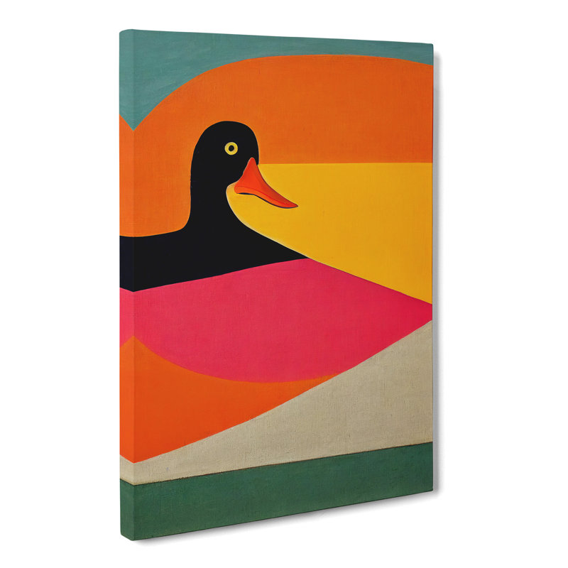 Abstract Duck Vol.5 - Wrapped Canvas, 76cm H x 50cm W x 3cm D