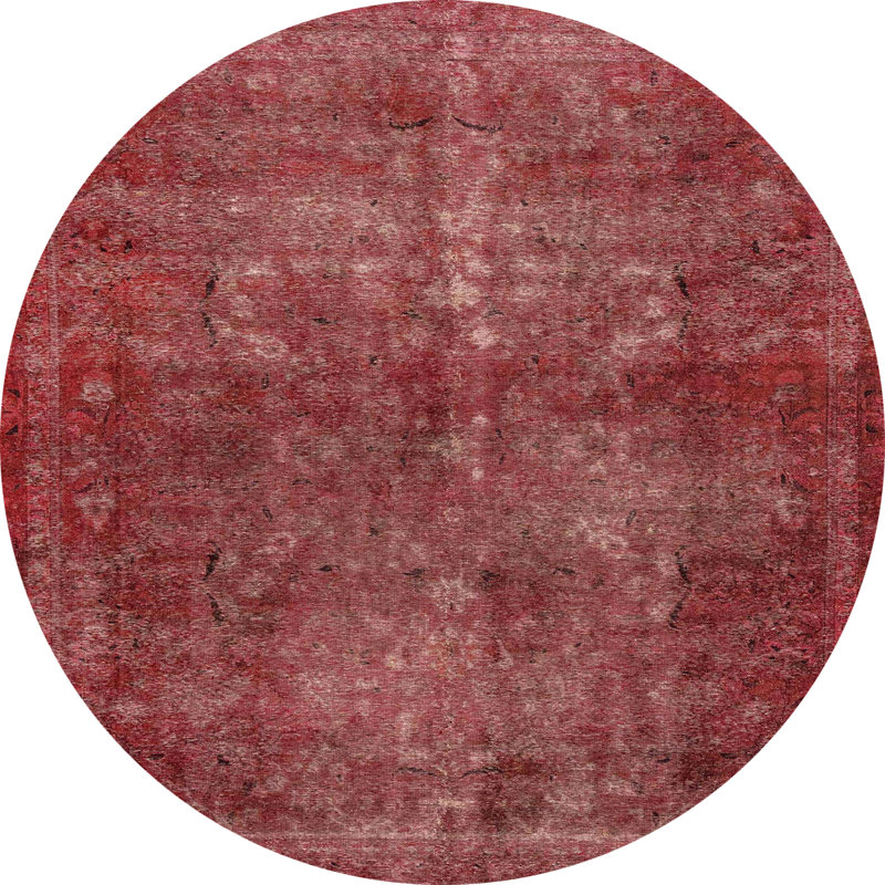 Tapis abstrait moderne 2858, Rond 3 pi