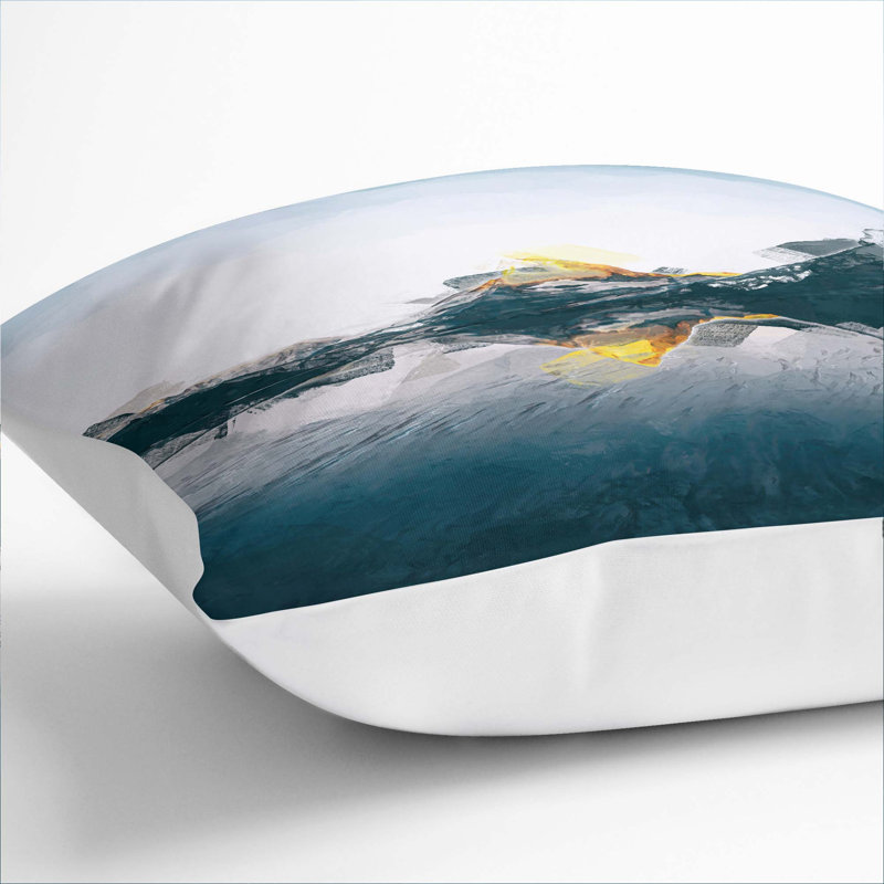 Square Cushion, 40cm H x 40cm W x 15cm D, White