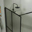 Porte de douche avancée avec verre trempé givré pour plus d'intimité et de sécurité