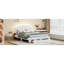 Grand lit plateforme tapissier Teddy