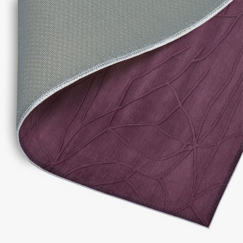 Tapis brun abstrait intérieur et extérieur, Rectangle 4pi x 6 pi