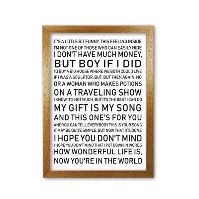 Your Song - Print
