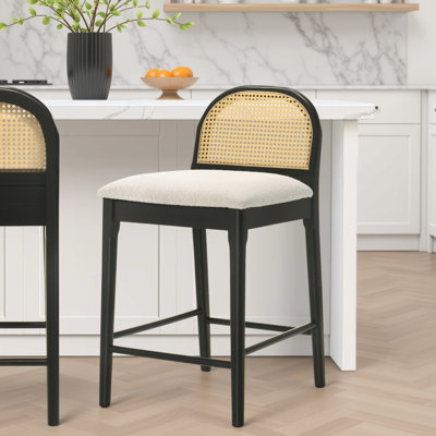 Ensemble de 2 tabourets de bar Lucio Modern Farmhouse
