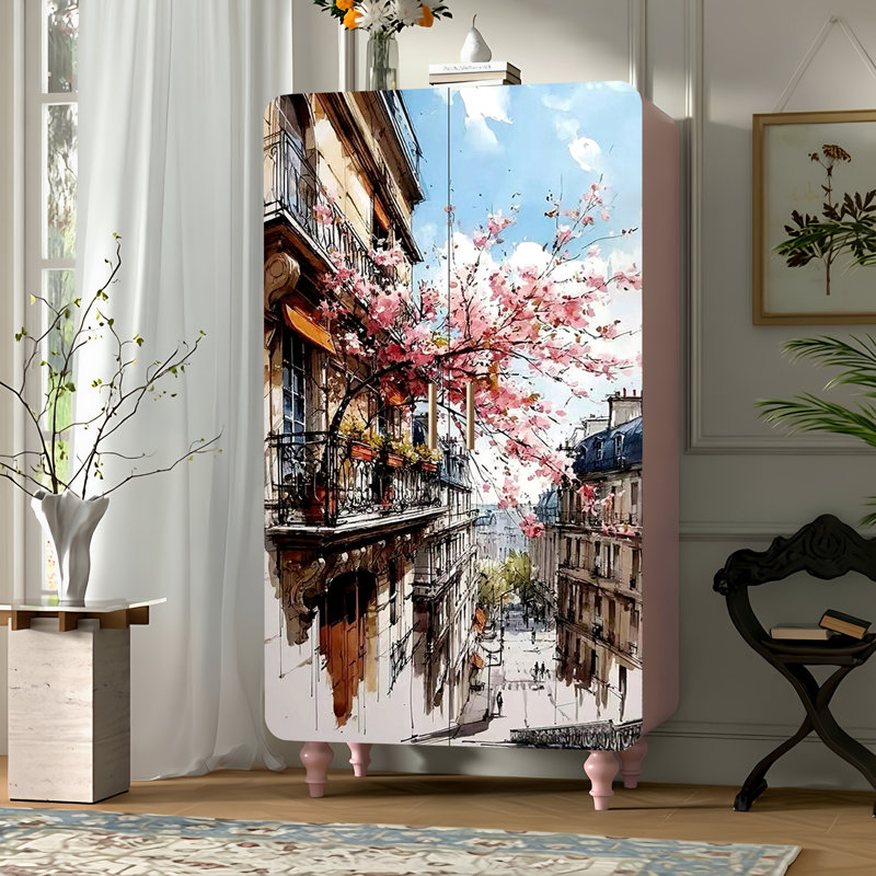 Household minimalist creative art wardrobe