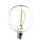 6 Watt (7 Watt Equivalent), G50 LED, Non-Dimmable Light Bulb, Warm White (2700K) E17/Intermediate Base