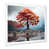 White Single Picture Framed