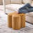 Leiani 18.5" Wide Boulce/Velvet/Linen Upholstered Ottoman-1545508554